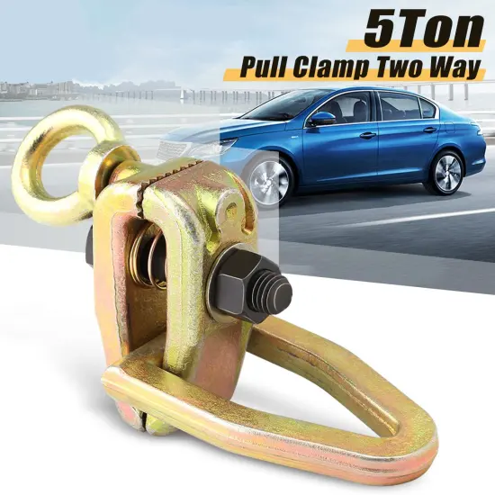 Durable 2-Way 5 Ton Self-Tightening Clamp Auto Car Body Repair Pull Clamp Equipment Frame Back Repair Machine Pulling Collision