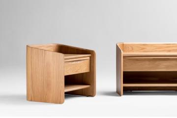 FAS OAK Wooden "HARBOR" Nightstands