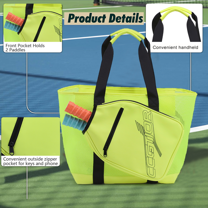 Mesh with PU Pickleball bag