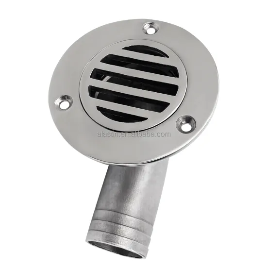 Mirror Polished Detachable Cockpit Drain - Alastin Marine Hardware Supply Boat Accessories
