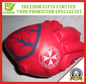 Medical Usage Red PU Heart