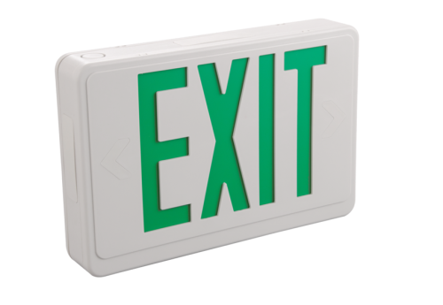 Fat Double Faces Emergency Led Exit Sign, High Quality Fat Double Faces ...