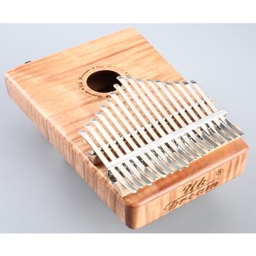 Dark Textured Acacia Wooden Thumb Piano