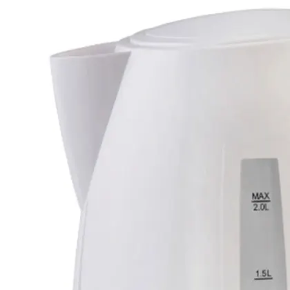 Custom Brand 2200W 2L Electric Kettle with Transparent Water Window and Plastic Plate