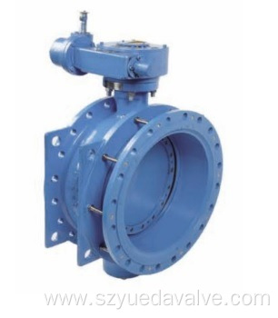 Butterfly Valve with Compensatory Couplings Double Eccentric