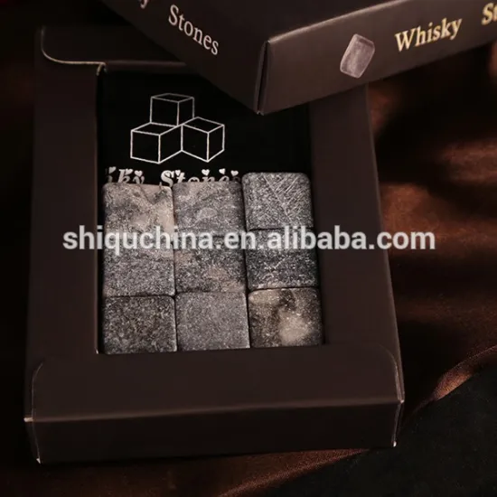 hot sell whiskey cubes stone/ whisky stone for gift