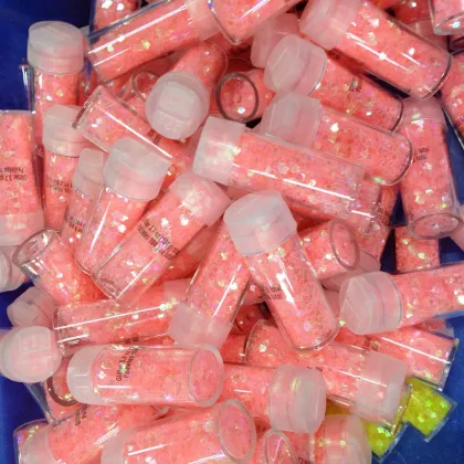 glitter shaker with many colors glitter powder