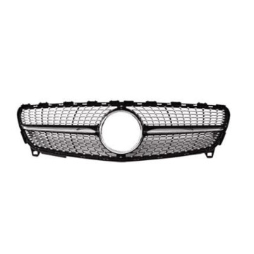 Black Diamond Kidney Front Grille for Mercedes-Benz W176