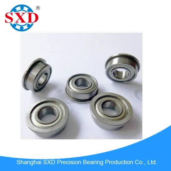 F697ZZ flange stainless steel metric deep groove mini ball bearings