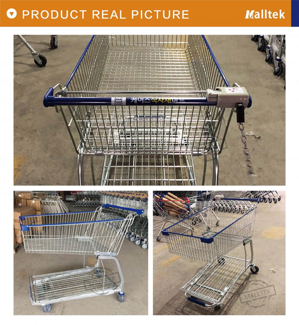 2 layer Metro Supermarket Shopping Trolley