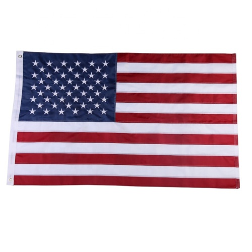 custom polyester printing big size american national flag