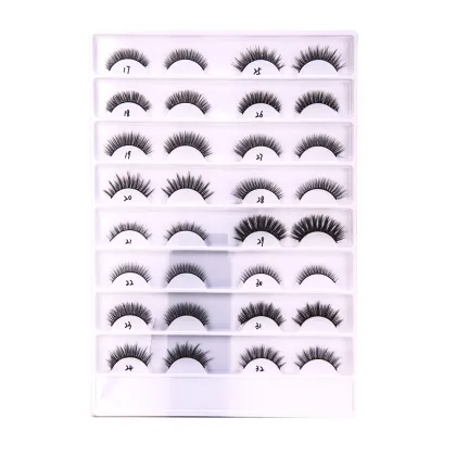 Private Label False Eyelashes Synthetic Hair  Lashes