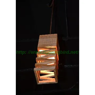 Modern home balcony wood chandelier lighting