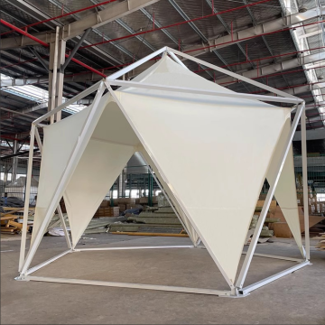 Luxury Beach Tent for 5-8 People with Rooftop View