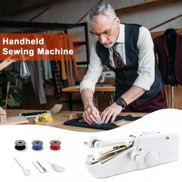 Handheld Mini Máquina de coser para bordados domésticos