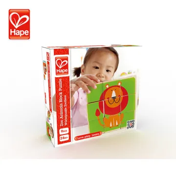 Baby play learn wooden educational building block base