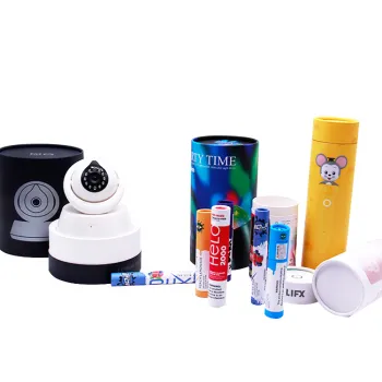 Customized printed electronic product paper round packaging