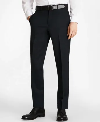 Premium Large Size Black Formal Suit Trousers