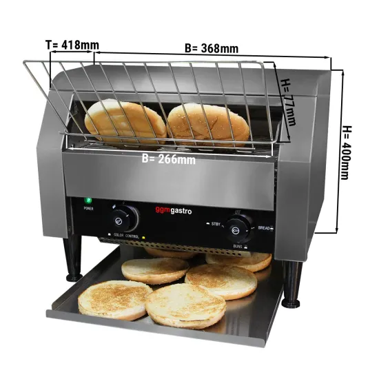 High Quality Stainless Steel Electric Commercial Kitchen Toaster