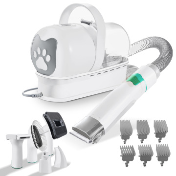 2024 Hot Pet Grooming Kit & Vacuum Suction Clippers for Dogs and Cats