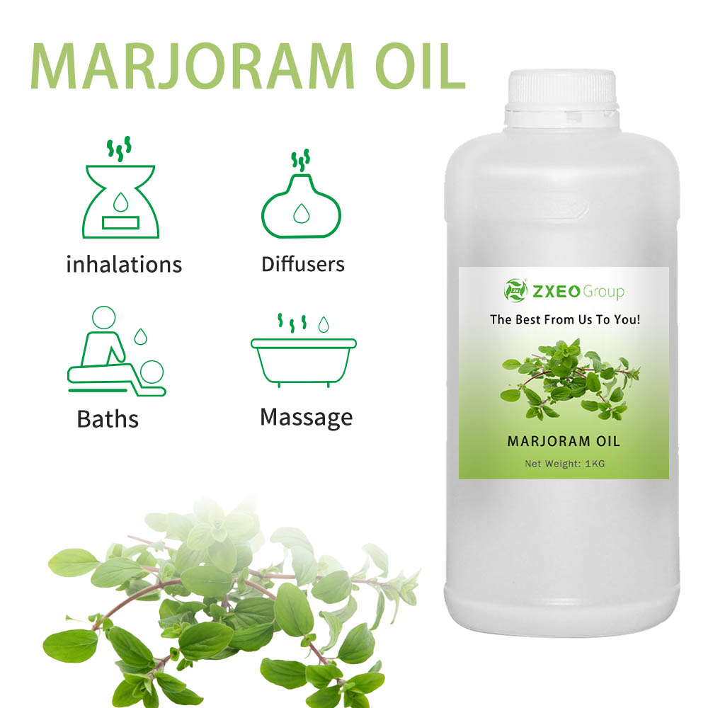 100% Pure Sweet Marjoram Essential Oil for body massage