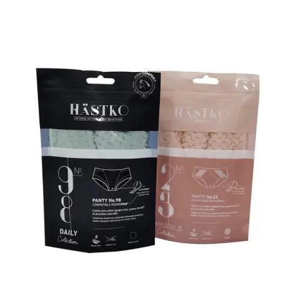 Compostable Printed PLA Swimwear Bag With Zipper