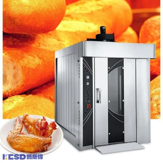 Commercial Gas Diesel Oil and Electric 16/32/64 Trays Rotary Oven for Bakery