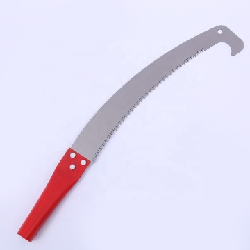 Manual Curved Pruning Pole Saw with Long Extension for High Reach Tree Trimming