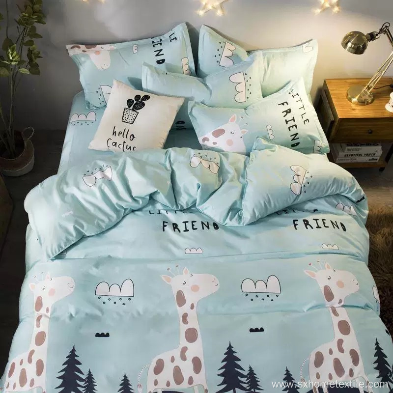 duvet sheet set with patterns