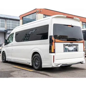 Ultra-Luxury Exterior Styling Kits for Toyota HIACE 2018-2024 Bumpers and Lights