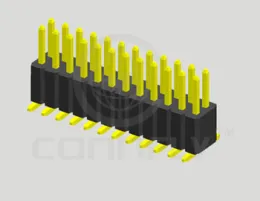 UL CE FCC approval 1.00mm dual row stack smt type pin header