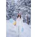 Women waterproof sweet single and double snowboard jacket
