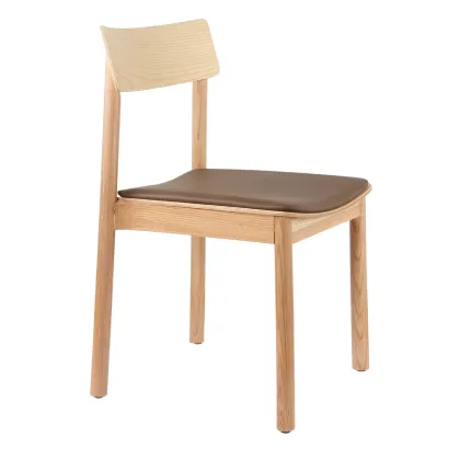 Nordic solid wood dining chairs