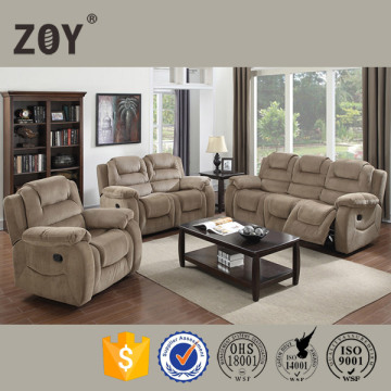 ZOY-R9737A Alibaba Furniture Bonded Leather Recliner Sofa