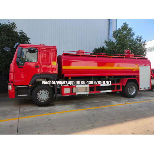 SINOTRUCK HOWO Water Tank Truck With Fire Pump