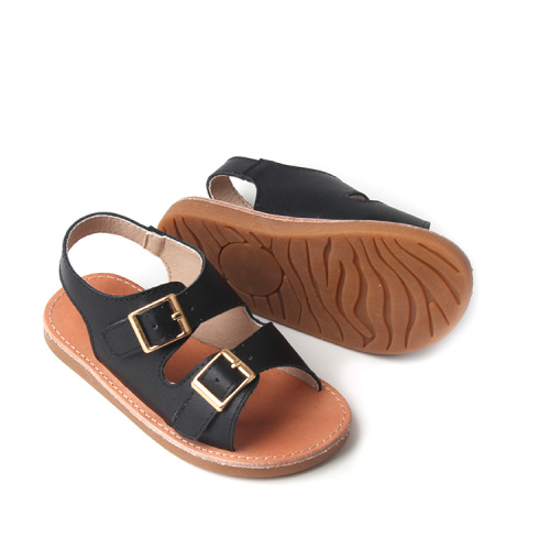 Garoto de sandálias infantis de couro da Amazon