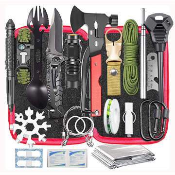 13-in-1 Emergency Survival Kit: Mini Tools for Outdoor Adventures