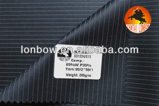 Shinny wool fabric for suits