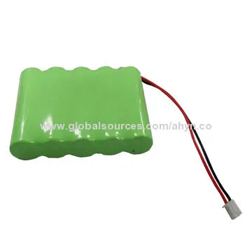 AA 2,300mAh 6V NiMH Rechargeable Battery Pack with 8V Maximum Charge Voltage