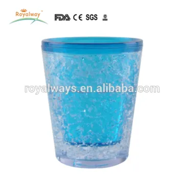 hot sale promotion gel freezer shot glass,frosty shot glass,ice shot glass