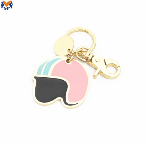 Metal Craft Custom Logo Enamel Keyring