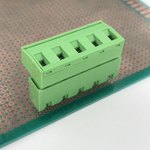 5 poles 7.62 pitch straight pluggable terminal block