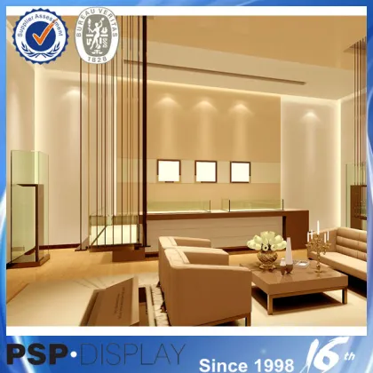 High end display jewelry store
