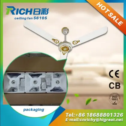 China Supplier Chinese Electrical Ceiling Fan with Light