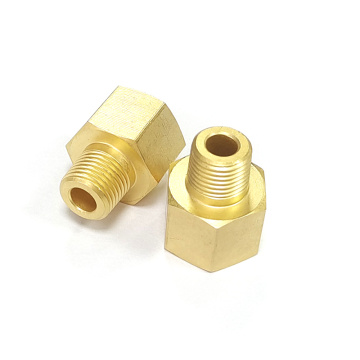 Adaptador de redutor de tubo de bronze 1/2NPT Male para fêmea