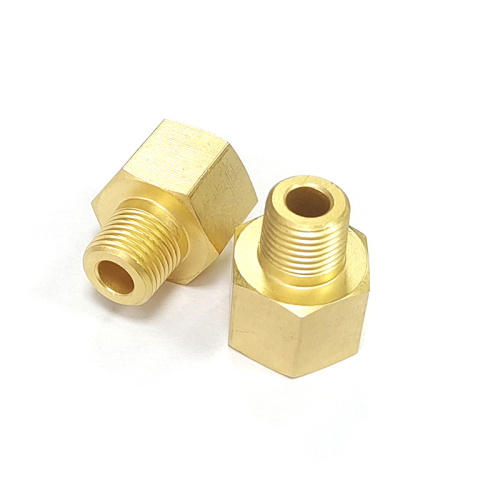Brass 1/2NPT male to Female Pipe Reducer Adapter