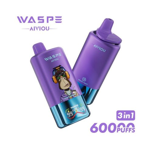 Waspe 60000 Puffs 3in1 Wholesale Rechargeable Vape