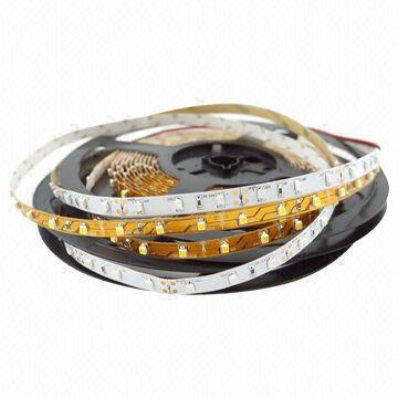 3528 SMD Single Chip Non-waterproof Flexible LED Strip with 60 LEDs Per Meter, 12V DC