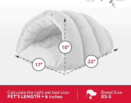 Washable Pets Sleep Cave bed