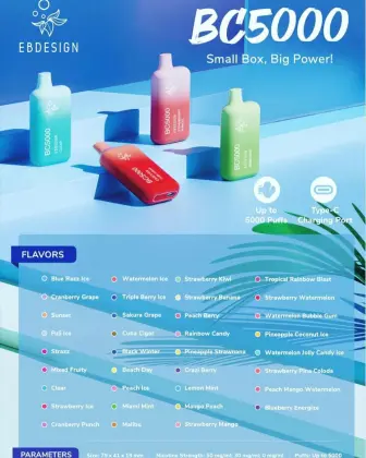 EB DESIGN Bc5000 Puffs Disposable Kit Wholesale
